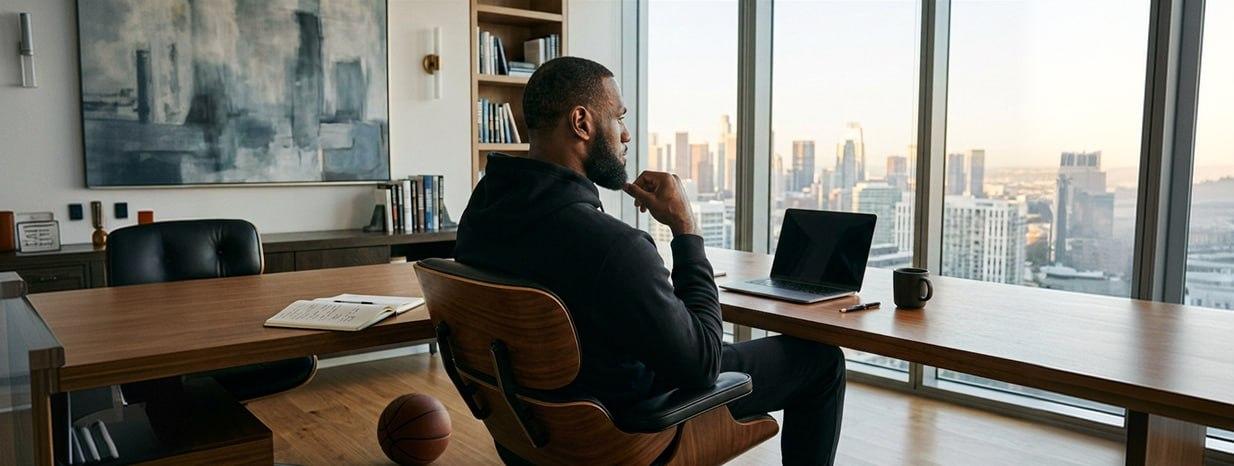 What happens to LeBron James' wealth when he stops playing?
